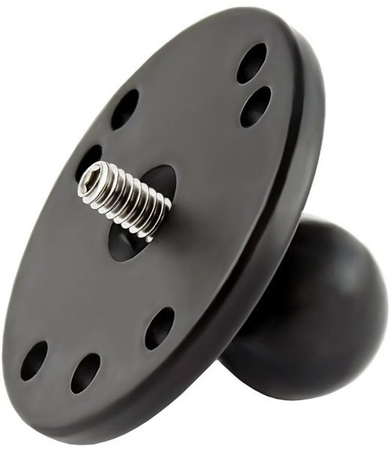 RAM Mount okrągła podstawa o średnicy 6.35 cm z kulą o średnicy 2.54 cm do montażu kamery lub aparatu