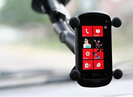 RAM Mount uchwyt X-Grip™ do Samsung Galaxy A7 & Galaxy A8 montowany do szyby