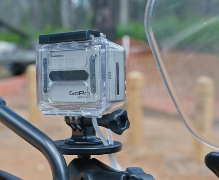 RAM Mount okrągła podstawa o średnicy 6.35 cm z kulą o średnicy 2.54 cm do montażu kamery lub aparatu