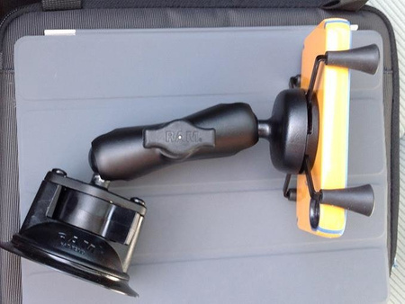 RAM Mount uchwyt X-Grip™ do Samsung Galaxy A7 & Galaxy A8 montowany do szyby