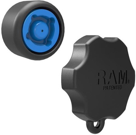 RAM Mount blokada zabezpieczająca z kluczem do pokrętła dedykowana do ramion RAM Mount rozmiar "B"
